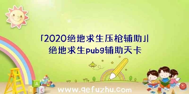 「2020绝地求生压枪辅助」|绝地求生pubg辅助天卡